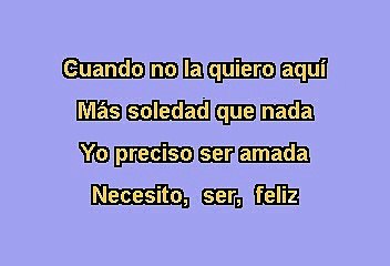 Ana Gabriel - Soledad (Karaoke)