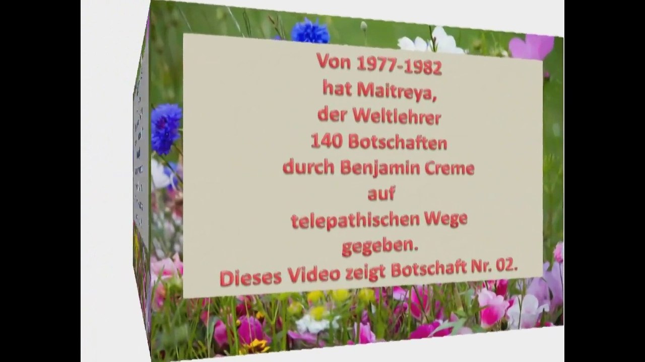 Maitreyas Botschaft Nr.2 aus dem Jahre 1977 Englisch/Deutsch
