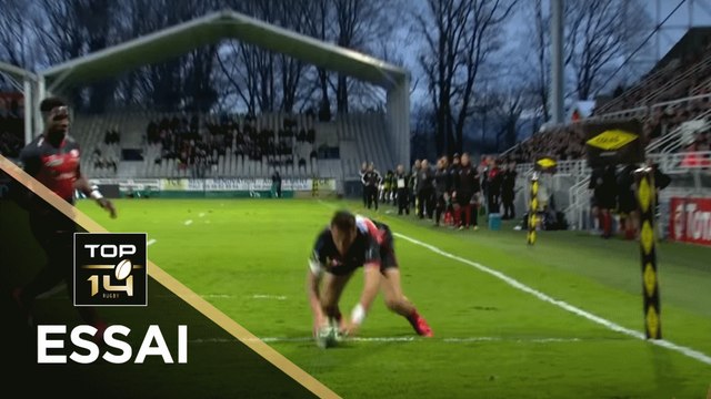 TOP 14 - Essai Mitch INMAN (USO) - Pau - Oyonnax- J22 - Saison 2017/2018