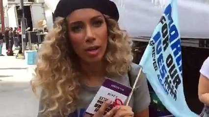 Leona Lewis Interview March For Our Lives