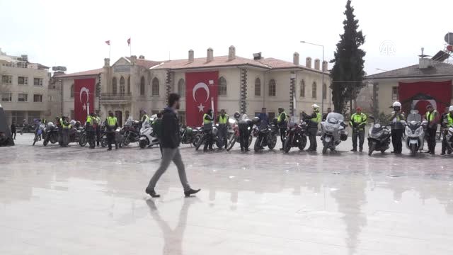 İki Teker Moto Zeytin Dalı Konvoyu Ndan Zeytin Dalı Harekatı'na Destek