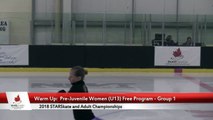 Pre-Juvenile Women (U13) Free Program - Group 1 - 2018 STARSkate & Adult Championships - South Arena