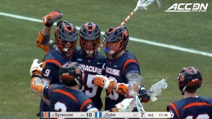 Syracuse vs. Duke Men's Lacrosse Highlights (2018)