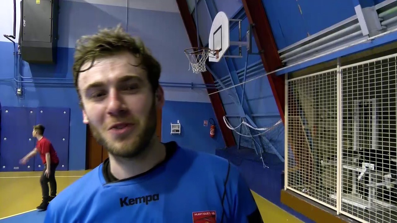 Thomas Nicolini gardien du Martigues Handball