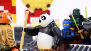 Kung Fu Panda Training Arena Battle of Legends Unofficial LEGO Set Speed Build w/ Po & Tigress