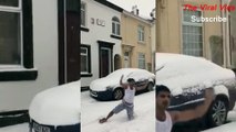 This is why Trump against H1B | Crazy Indian man dancing in first snow I Funniest