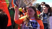 Massive crowd rallies against gun violence in Washington