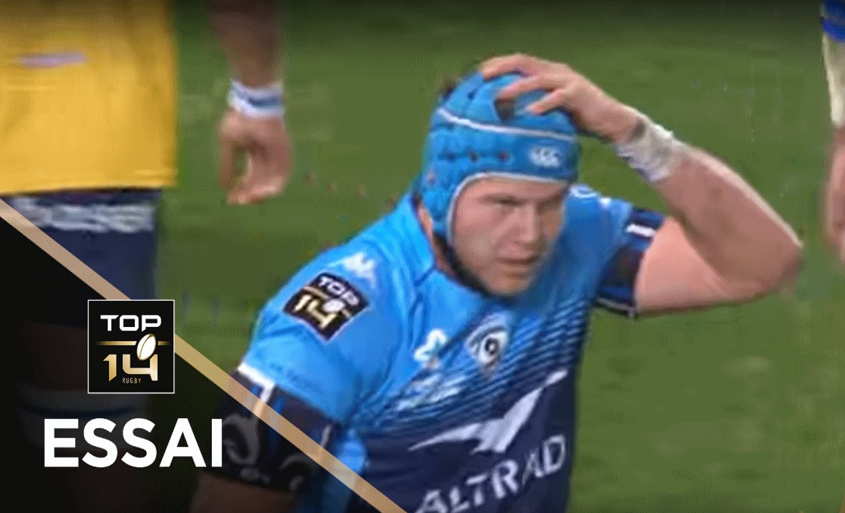 TOP 14 - Essai Nicolaas VAN RENSBURG (MHR) - Montpellier - Castres - J22 - Saison 2017/2018