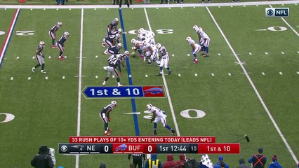 2016 - Tyrod Taylor escapes the pressure and finds Jerome Felton for 22 yards