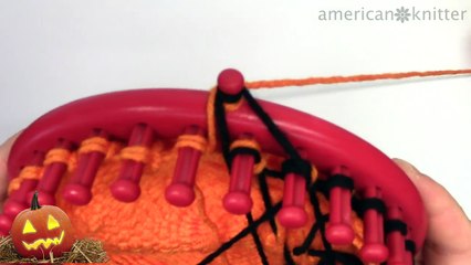 Round Loom Trick Or Treat Pumpkin Bag