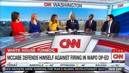 Panel on McCabe defends himself against firing in WAPO OP-ED. #DonaldTrump #McCabe @sam_vinograd