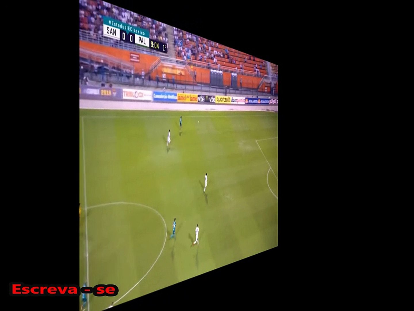 Palmeiras 1 x 0 Santos.