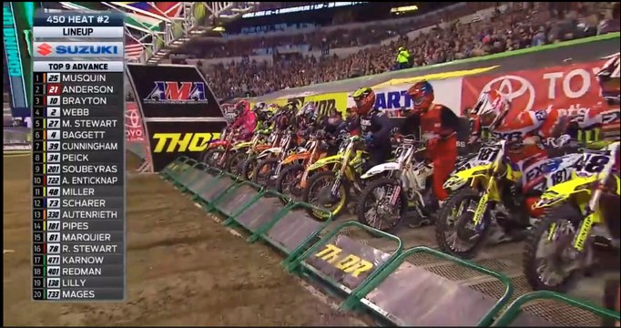 450 SX Heat 2 Monster Energy AMA Supercross Indianapolis 2018