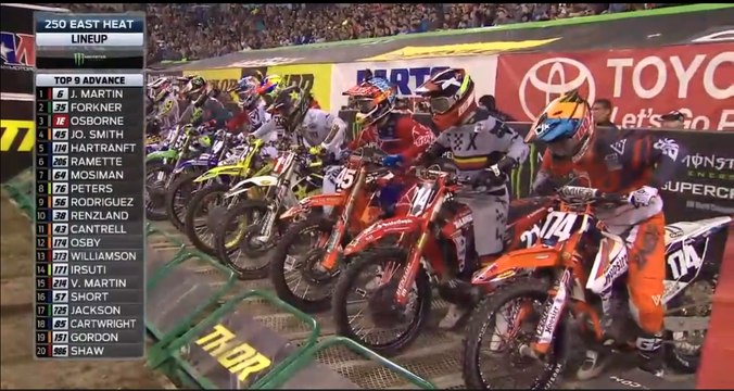 250 SX East Heat 1 Monster Energy AMA Supercross Indianapolis 2018