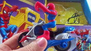 Marvel Super Hero Adventures Spider-Man Crane Capture Track Playskool Imaginext Action Set