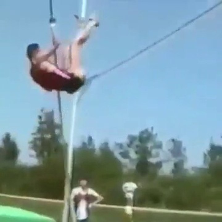High jump becomes funny