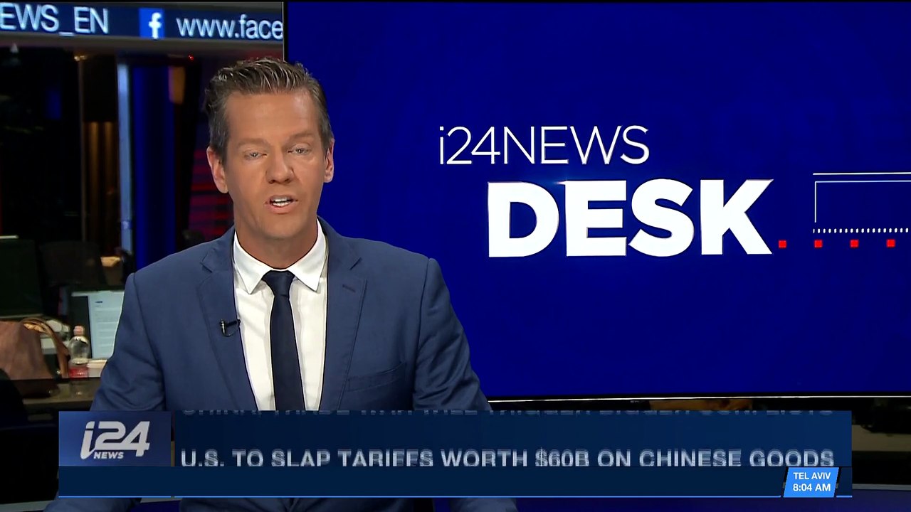 i24NEWS DESK | U.S. to slap tariffs worth $60B on Chinese goods | Sunday, March 25th 2018