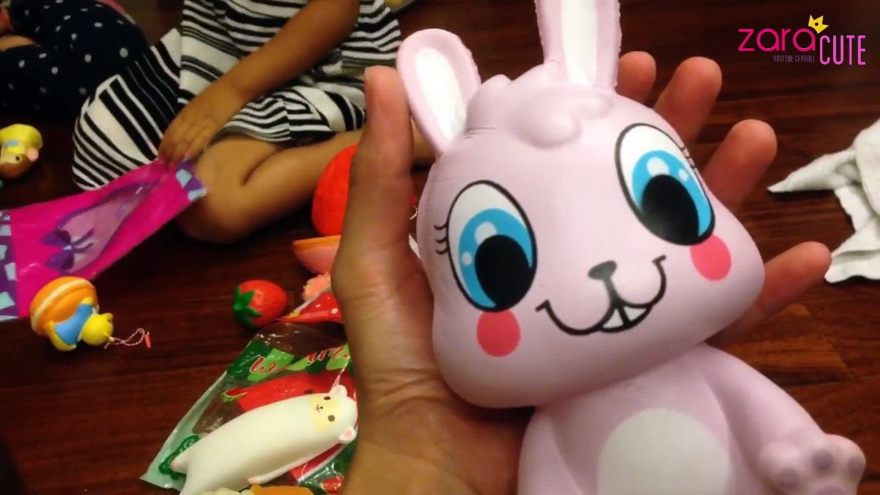 SQUISHY COLLECTION ada hujan squishy di rumah kakak atta