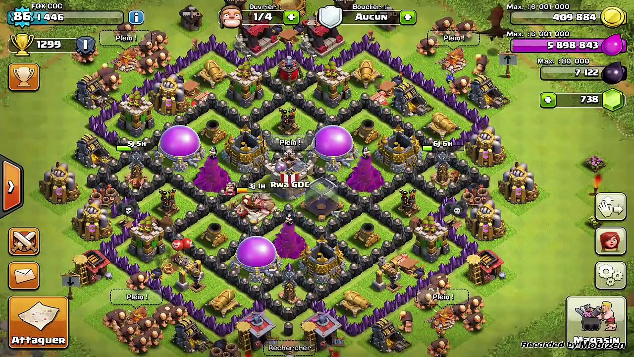 [TUTO COC] Tours acides : 3⭐️ à partir de lhdv 7 | Clash of Clans