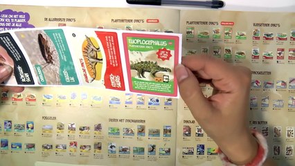 Albert Heijn Dino kaarten uitpakken #4 (AH dinostickers) van Freek Vonk