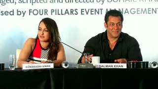 Salman Khan Shares His Coffee With Katrina Kaif At Da-Bangg Tour Pune Press Conferences
