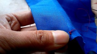 How to do needle hemming at home