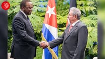 #UhuruMeetsCastro President Uhuru Kenyatta visits Cuba and unveils a statue honouring his late father Mzee Jomo Kenyatta as a liberation hero. Photos courtesy o