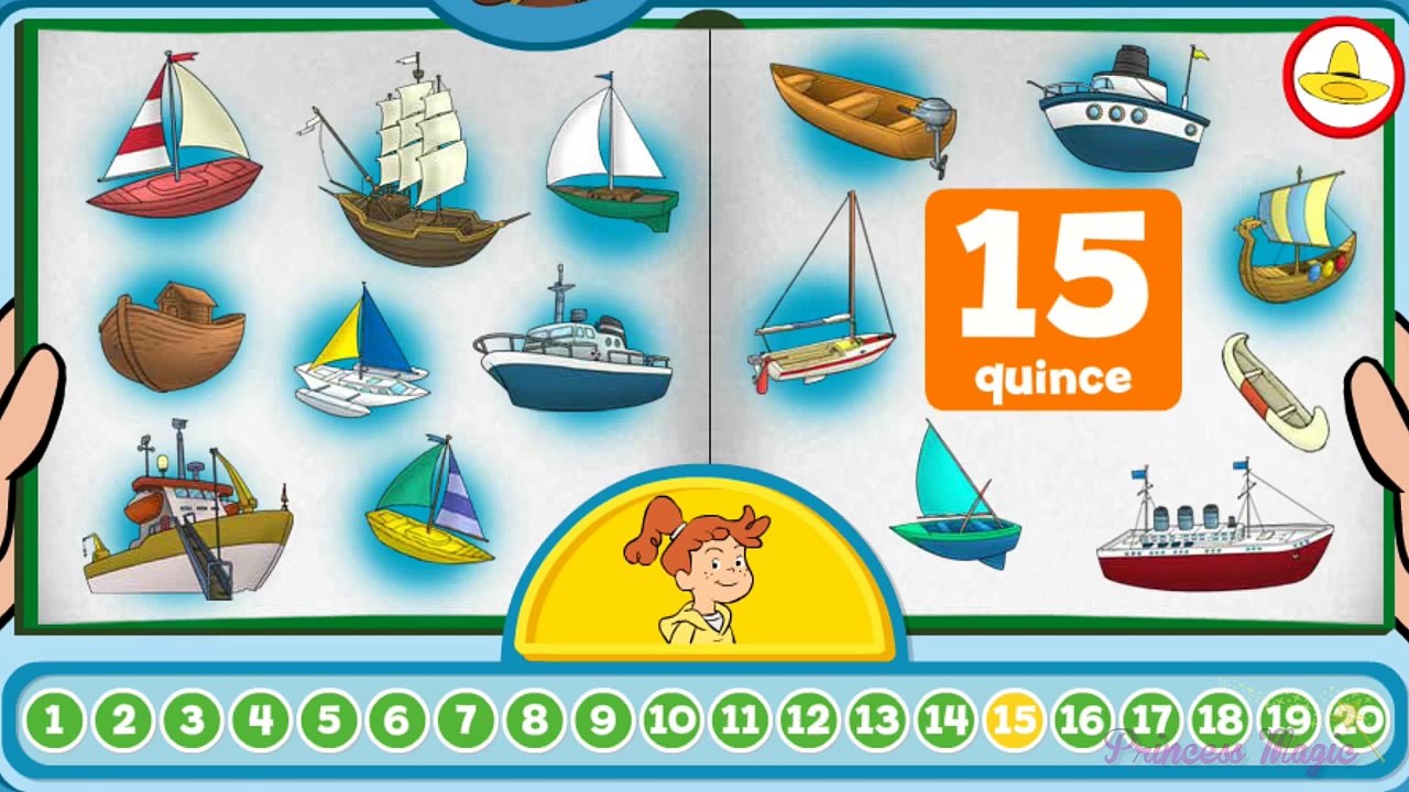 ♡ Curious George /Jorge el Curioso Cuenta con Allie Juego Educativo Para Los Niños Spanish / Español