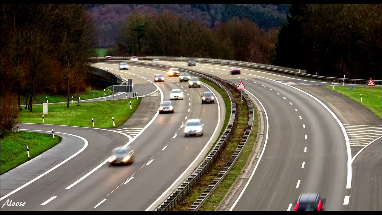 German Highway Timelapse