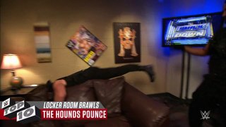 Wildest locker room brawls  WWE Top 10, March 19, 2018