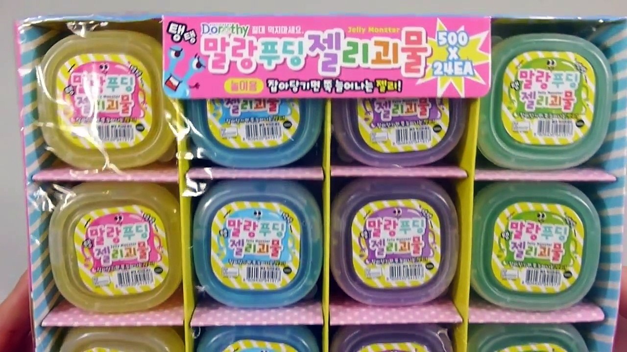 인사이드 아웃 액체괴물 옷입히기 점토 액괴 만들기 장난감 How To Make Pudding Jelly Slime Clay With Disney Inside Out Toy DIY