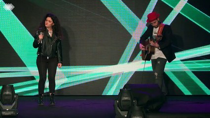 Sara Scognamiglio e Giuseppe D'Amati in "Sally" di Vasco Rossi