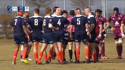 Скачать видео: REPLAY GEORGIA / NETHERLANDS - RUGBY EUROPE U18 EUROPEAN CHAMPIONSHIPS 2018