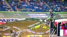AMA Supercross 2018 Indianapolis Austin Forkner Crash
