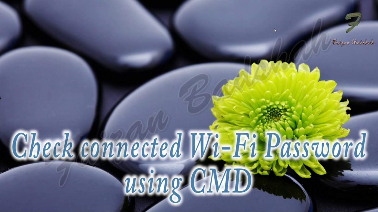Check connected Wi-Fi Password using CMD