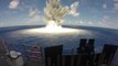 Essai d'explosion sous marine par l'USS Jackson