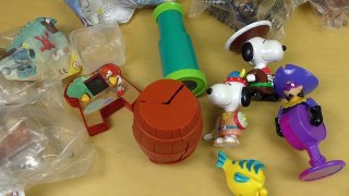 Old Happy Meal Toys - Part I | Disney SEGA Snoopy Ice Age