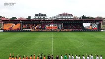 Galatasaray taraftarından altyapı maçında koreografi