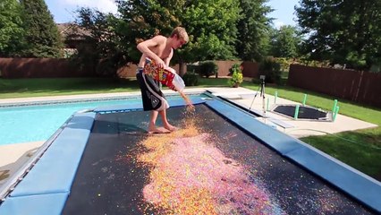TRAMPOLINE VS SPRINKLES!