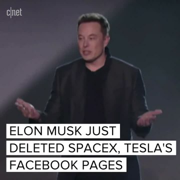 Elon Musk deleted SpaceX and Tesla's Facebook pages on a dare