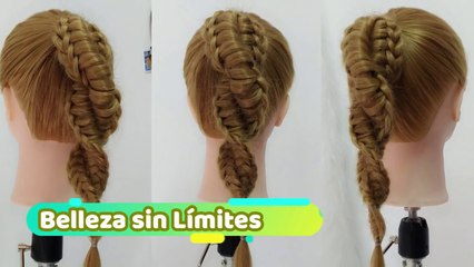 Coleta Trenzada con Escalera China Retorcida - Belleza sin Limites