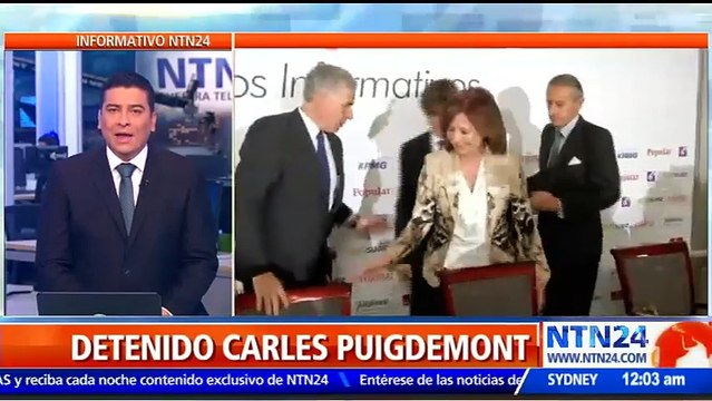 Expresidente independentista catalán Carles Puigdemont fue detenido en Alemania proveniente de Dinamarca