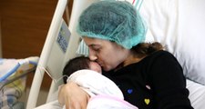Mangal Yaparken Yanan Hamile Kadın Sevkedildiği Hastanede Doğum Yaptı