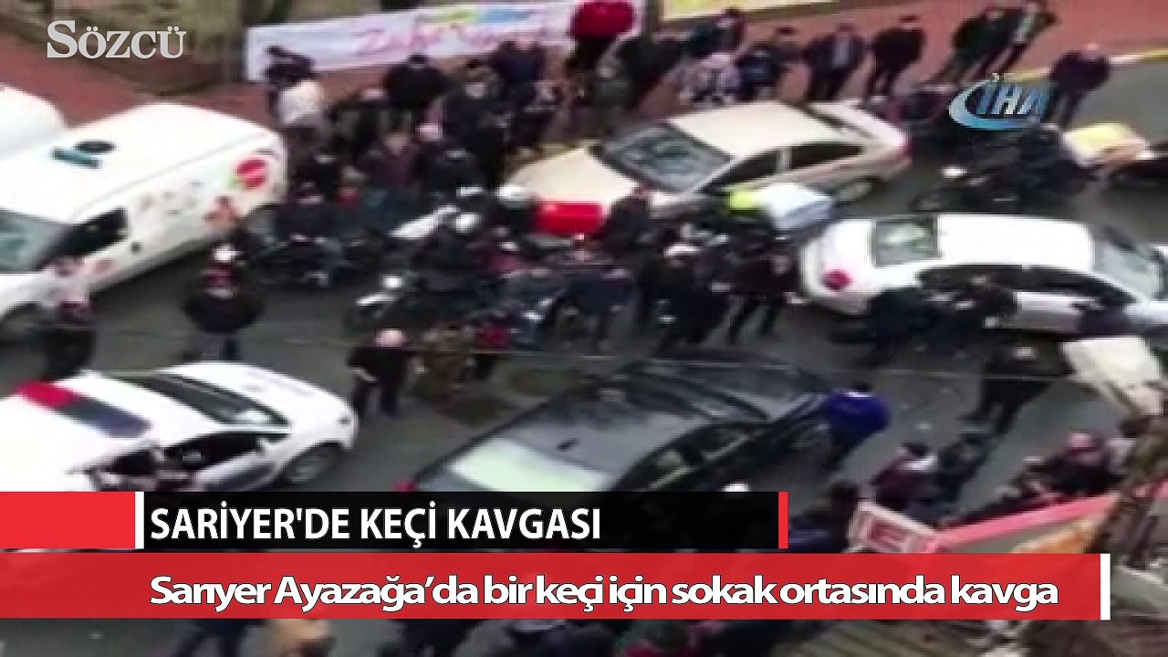 Sarıyer’de keçi kavgası!