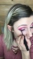 Easy pink eye makeup look tutorial