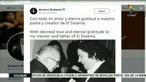 Dudamel: Todo mi amor y eterna gratitud al creador de 