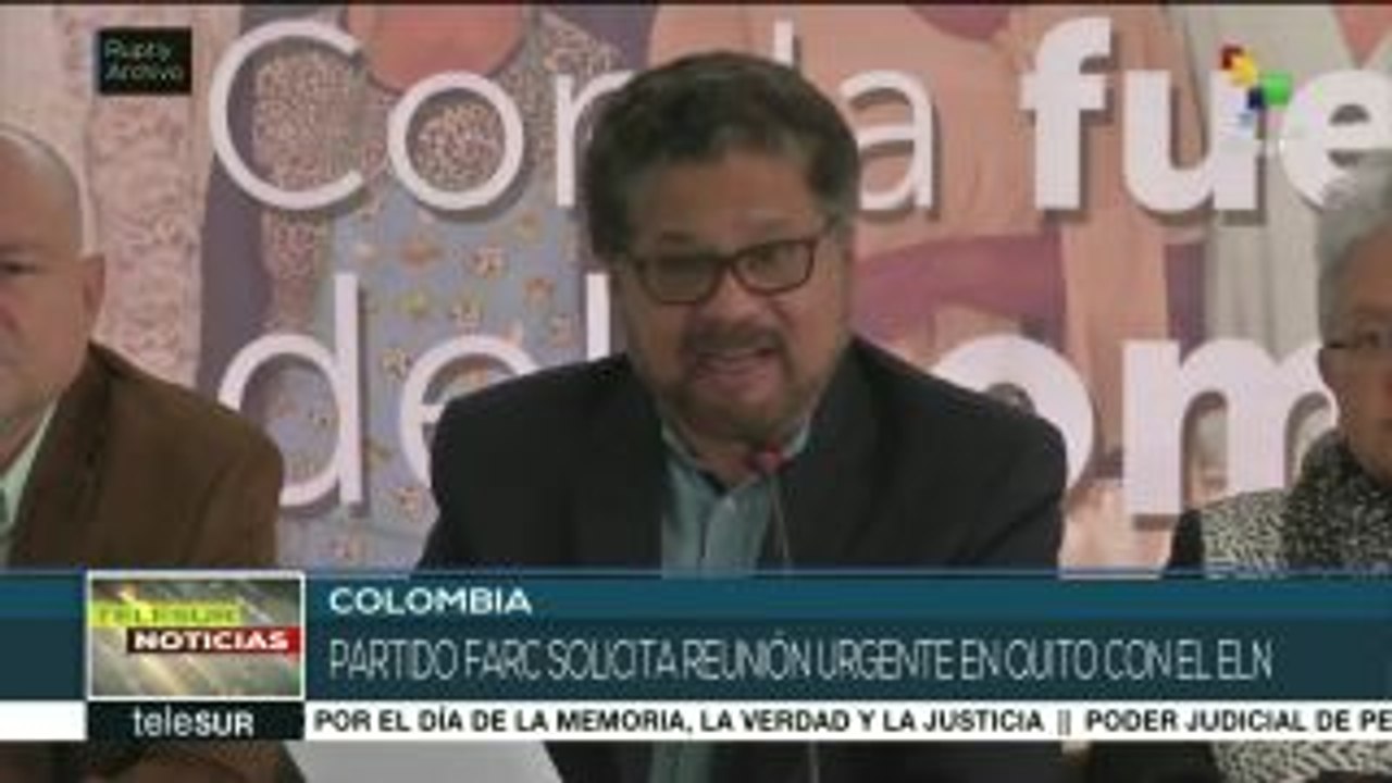 Colombia: FARC solicita al ELN reunión de urgencia en Ecuador