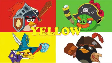 Angry Birds Coloring Pages For Learning Colors - Angry Birds Epic Coloring Book