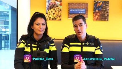 Politie AMSTERDAM. Politievlogger Jan-Willem & Tess