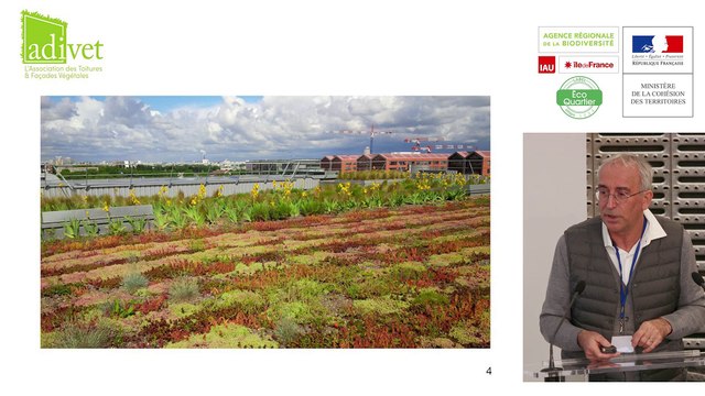 Rencontre Toitures végétalisées et biodiversité - François LASSALLE (ADIVET)